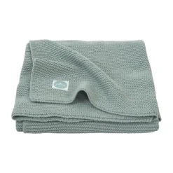 Jollein Basic Knit Wiegdeken Forest Green 75 x 100 cm