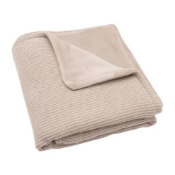Jollein Basic Knit Wiegdeken - Fleece - Olive Green