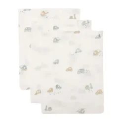 Jollein Bloomy Washandje - 3 Stuks - 15 x 20 cm - Hydrofiel