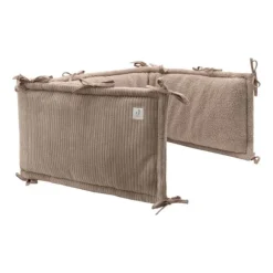 Jollein Boxbumper - Cloudy Rib - 180x30 cm - Oatmeal