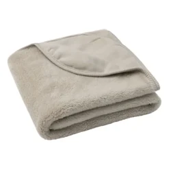 Jollein Deken Wieg - Basic Jersey/Sherpa - 75 x 100 cm - Oatmeal