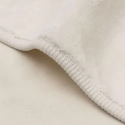 Jollein Deken Wieg - Basic Jersey/Sherpa - 75 x 100 cm - Oatmeal