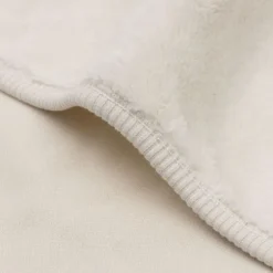 Jollein Deken Wieg - Basic Jersey/Sherpa - 75 x 100 cm - Oatmeal
