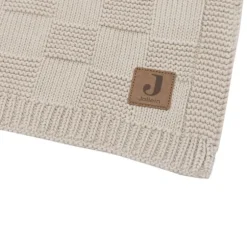Jollein Deken Wieg - Box Knit - 75 x 100 cm - Warm Sand