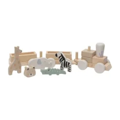 Jollein Jungle Jambo Speelgoedtrein - Hout