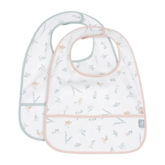 Jollein Lovely Birds Slab Waterproof - 2 Pack