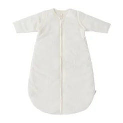 Jollein Slaapzak Winter Met Afritsbare Mouw Rond - 70 cm - Rib - Ivory