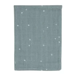 Jollein Twinkling Washandje - 3 Pack - 15 x 20 cm - Hydrofiel - Sea Green