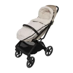 Jollein Voetenzak Buggy/Kinderwagen - Embossed - Milky Coffee