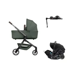 Joolz Hub 2 Kinderwagen 4-in-1 - Stone Grey | Doona X Autostoeltje | Doona X Isofix Base