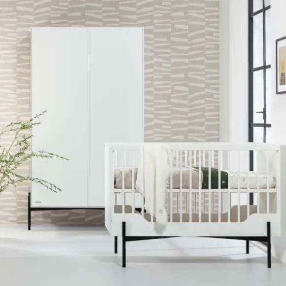 Kidsmill Boutique Babybed Wit / Zwart 60 x 120 cm