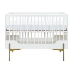 Kidsmill Boutique Babybed Wit / Brass 60 x 120 cm