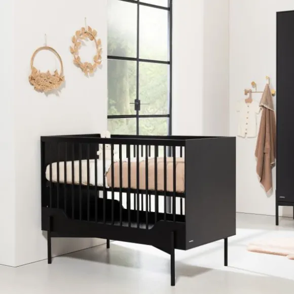 Kidsmill Boutique Babybed Zwart Mat 60 x 120 cm