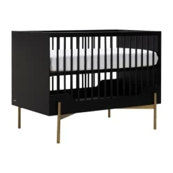 Kidsmill Boutique Babybed Zwart / Brass 60 x 120 cm