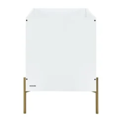Kidsmill Boutique Babykamer Wit / Brass | Bed 60 x 120 cm + Commode