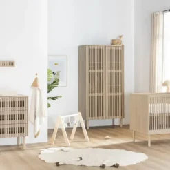 Kidsmill Dai Babykamer Eiken | Ledikant 120 x 60 cm + Commode