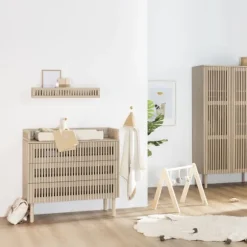Kidsmill Dai Babykamer Eiken | Ledikant 120 x 60 cm + Commode