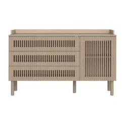 Kidsmill Dai Babykamer Eiken | Ledikant 120 x 60 cm + Commode