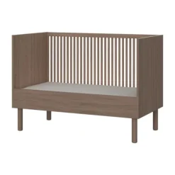 Kidsmill Dai Babykamer Walnoot | Ledikant 120 x 60 cm + Commode