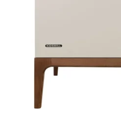 Kidsmill Intense Babykamer Oatmeal/Walnoot | Ledikant 60 x 120 cm + Commode