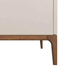 Kidsmill Intense Babykamer Oatmeal/Walnoot | Ledikant 60 x 120 cm + Commode