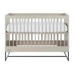Kidsmill Intense II Babybed Mat Oatmeal - Zwart - 60 x 120 cm