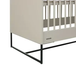 Kidsmill Intense II Babybed Mat Oatmeal - Zwart - 60 x 120 cm