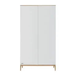 Kidsmill Intense II Babykamer Mat Wit / Eiken | Ledikant 60 x 120 cm + Commode