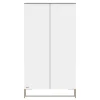 Kidsmill Intense II Kast 2-Deurs - Wit / Patinated Brass