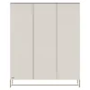 Kidsmill Intense II Kast 3-Deurs - Oatmeal / Patinated Brass