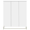 Kidsmill Intense II Kast 3-Deurs - Wit / Patinated Brass