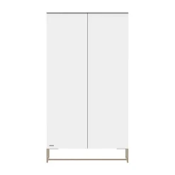 Kidsmill Intense II Kinderkamer Wit / Patinated Brass | Bedbank 90 x 200 cm + Bureau