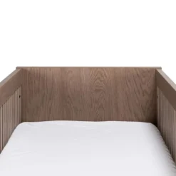 Kidsmill Levi Babykamer Incl. Rechte Potenset Walnoot | Ledikant 60 x 120 cm + Commode