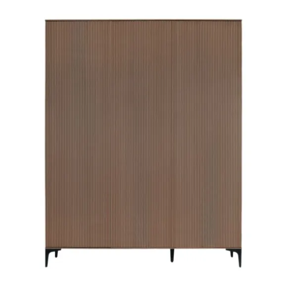 Kidsmill Levi Babykamer Incl. Rechte Potenset Walnoot | Ledikant 60 x 120 cm + Commode