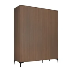Kidsmill Levi Babykamer Incl. Rechte Potenset Walnoot | Ledikant 60 x 120 cm + Commode