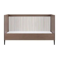 Kidsmill Levi Ledikant 60x120 cm - Ronde Poot - Walnoot