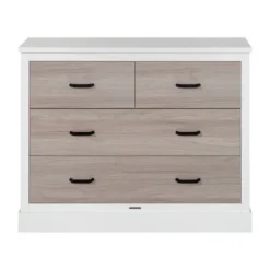Kidsmill Newport Babykamer Wit / Eiken | Bed 60 x 120 cm + Commode