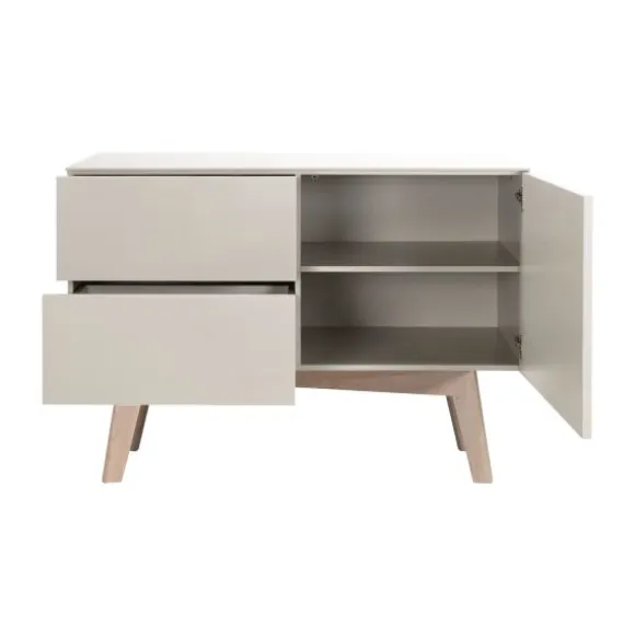 Kidsmill Sixties Ledikant 60 x 120 cm - Oatmeal / Eiken