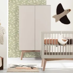 Kidsmill Sixties Ledikant 60 x 120 cm - Oatmeal / Eiken