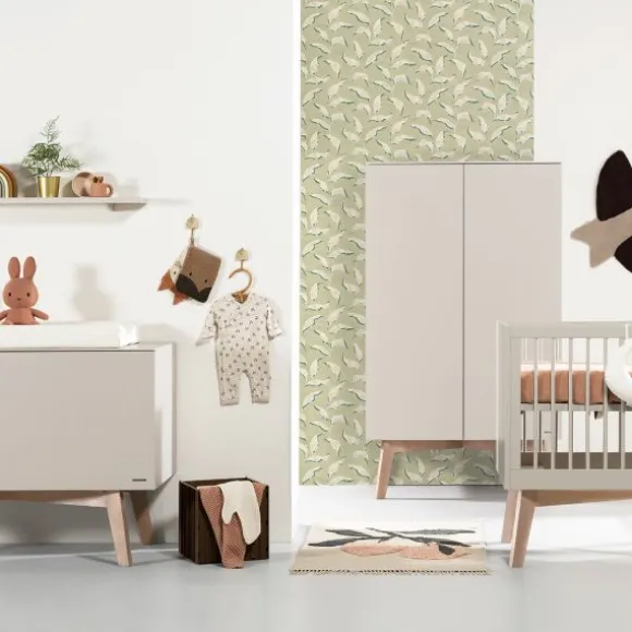 Kidsmill Sixties Ledikant 60 x 120 cm - Oatmeal / Eiken