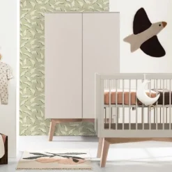 Kidsmill Sixties Ledikant 60 x 120 cm - Oatmeal / Eiken