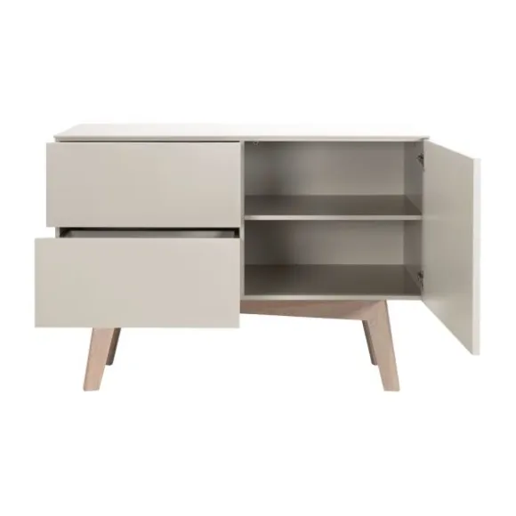 Kidsmill Sixties Ledikant 60 x 120 cm - Oatmeal / Eiken