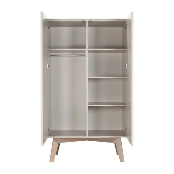 Kidsmill Sixties Ledikant 60 x 120 cm - Oatmeal / Eiken