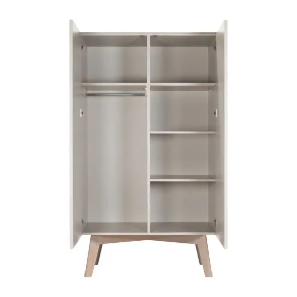 Kidsmill Sixties Ledikant 60 x 120 cm - Oatmeal / Eiken