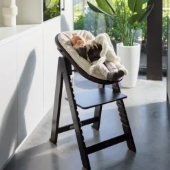 Kidsmill Up! Kinderstoel incl. Kunststof Babyset - Mat Zwart