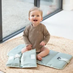 KipKep Napper Verschoonmatje + Luieretui Denim Blue