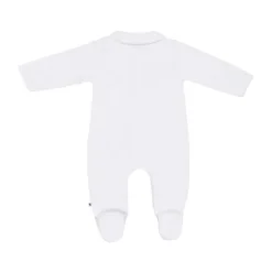 Klein Baby Jumpsuit Met Voetjes - Maat 50 - Baby Blue