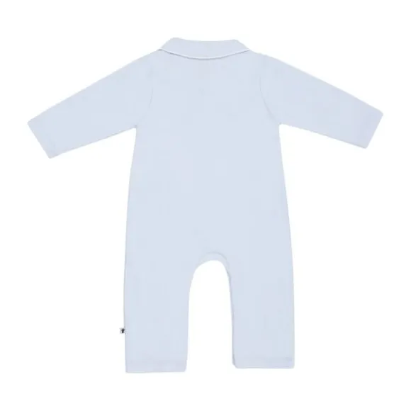 Klein Baby Jumpsuit Zonder Voetjes - Maat 50 - Baby Blue