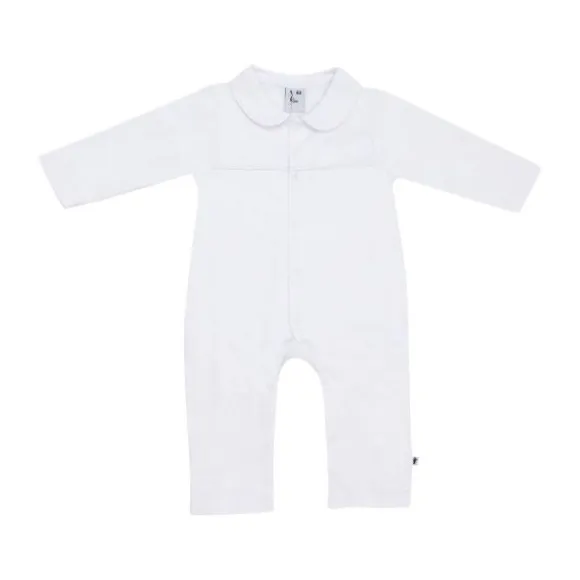 Klein Baby Jumpsuit Zonder Voetjes - Maat 50 - Baby Blue