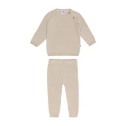 Klein Baby Pakje – Knitted - Mt 50 – Beige Sand